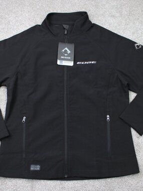 Dri Duck Contour Jacket NWT Women Large Black Full Zip Soft Shell Ford Edge Logo